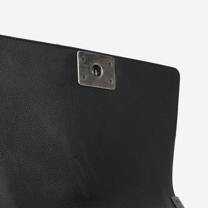 Chanel Boy Bag - Old Medium Black Lambskin