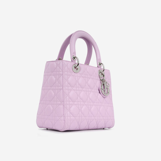 Christian Dior Medium Lady Dior - Lilac