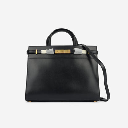 Saint Laurent Small Manhattan Shopper - Black Calfskin