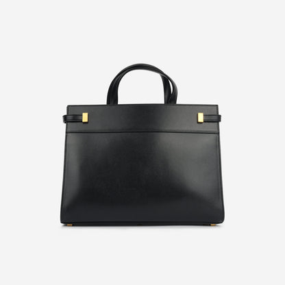 Saint Laurent Small Manhattan Shopper - Black Calfskin