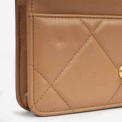 Chanel 19 WOC - Caramel Lambskin