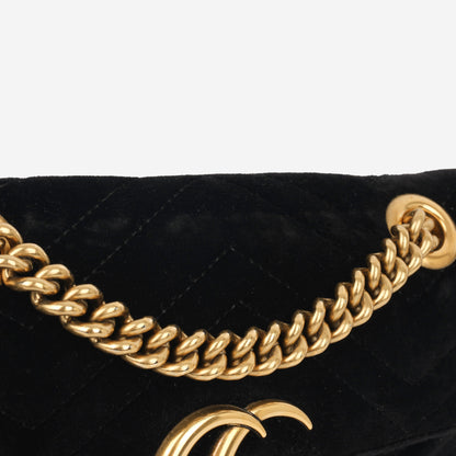 Gucci Mini Marmont - Black Velvet