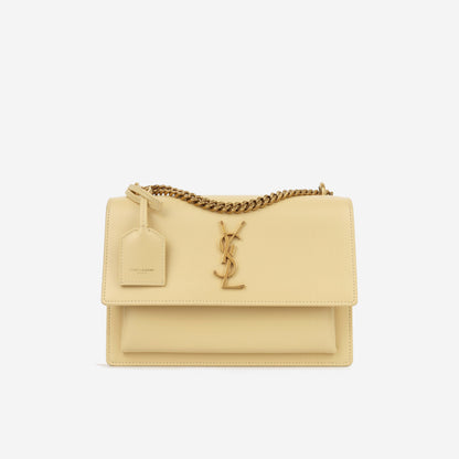 Saint Laurent Medium Sunset - Cream Egg