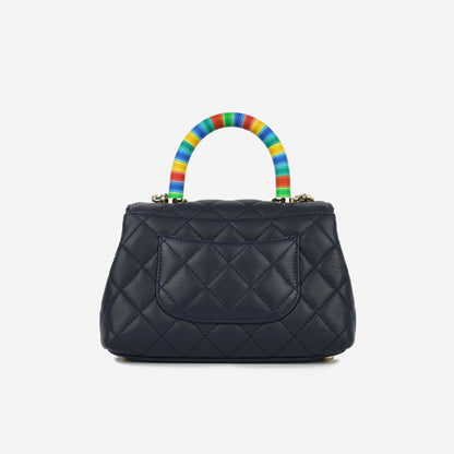 Chanel Extra Mini Coco Handle - Navy