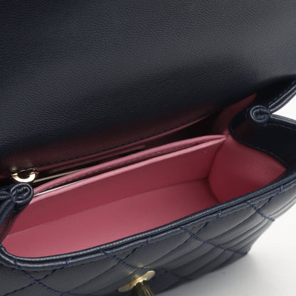 Chanel Extra Mini Coco Handle - Navy