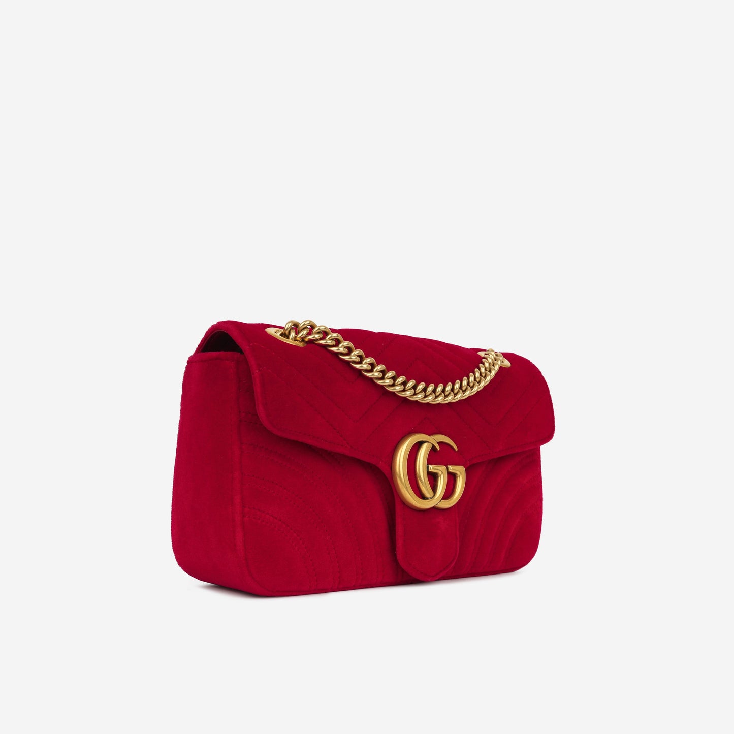 Gucci Small Marmont Bag - Red