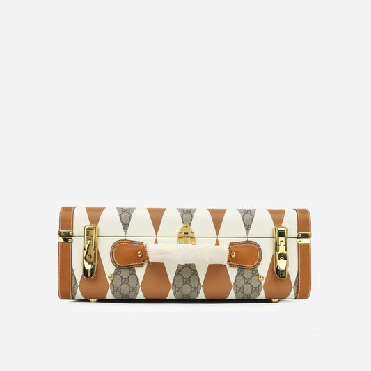 Gucci Medium Savoy Trunk - Rhombus GG Canvas