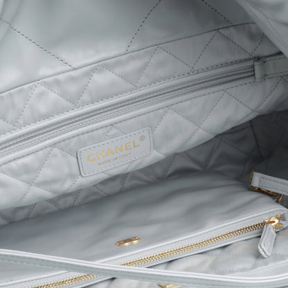Chanel Small 22 Tote - Light Blue