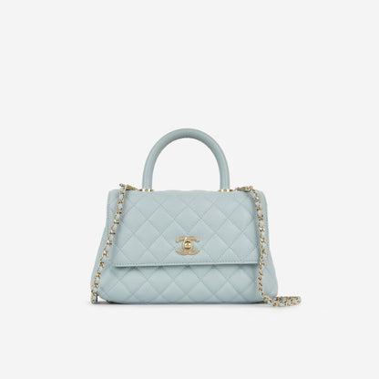 Chanel Small Coco Handle - Light Blue
