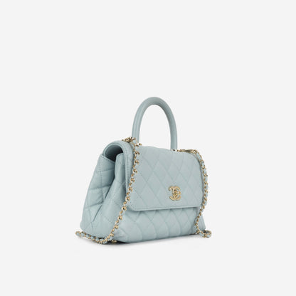 Chanel Small Coco Handle - Light Blue