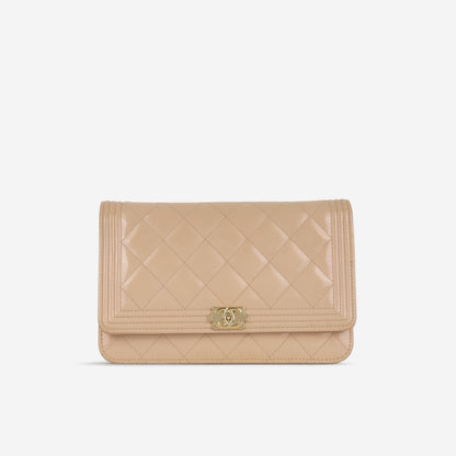 Chanel Boy WOC - Iridescent Pink
