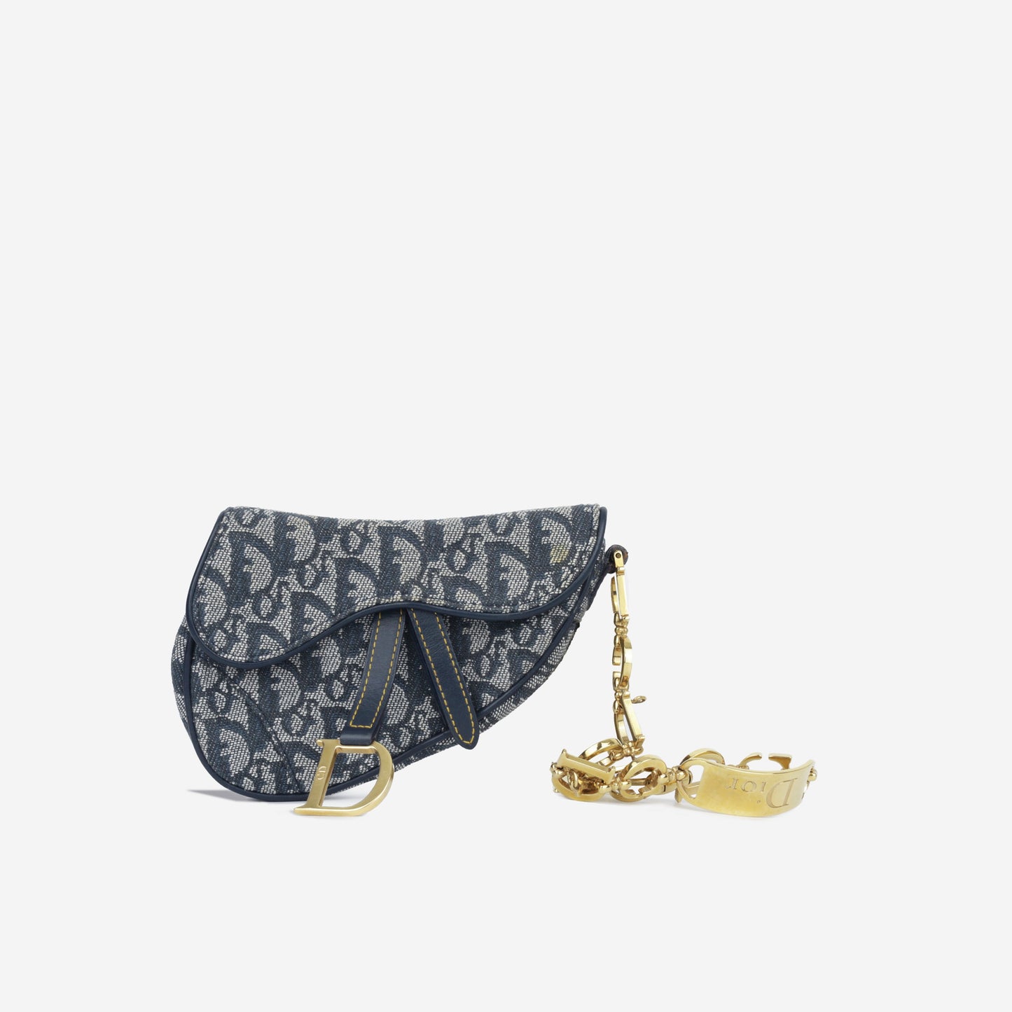 Christian Dior 1990s Micro Trotter Saddle pouch