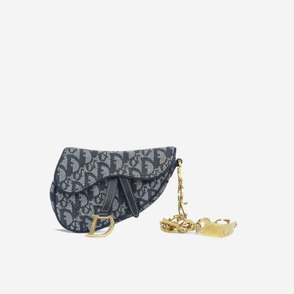 Christian Dior 1990s Micro Trotter Saddle pouch