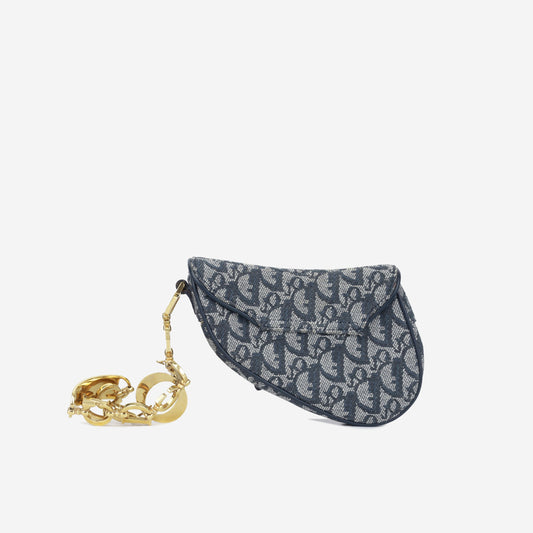 Christian Dior 1990s Micro Trotter Saddle pouch