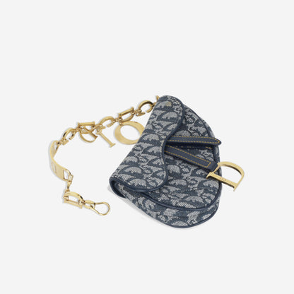 Christian Dior 1990s Micro Trotter Saddle pouch