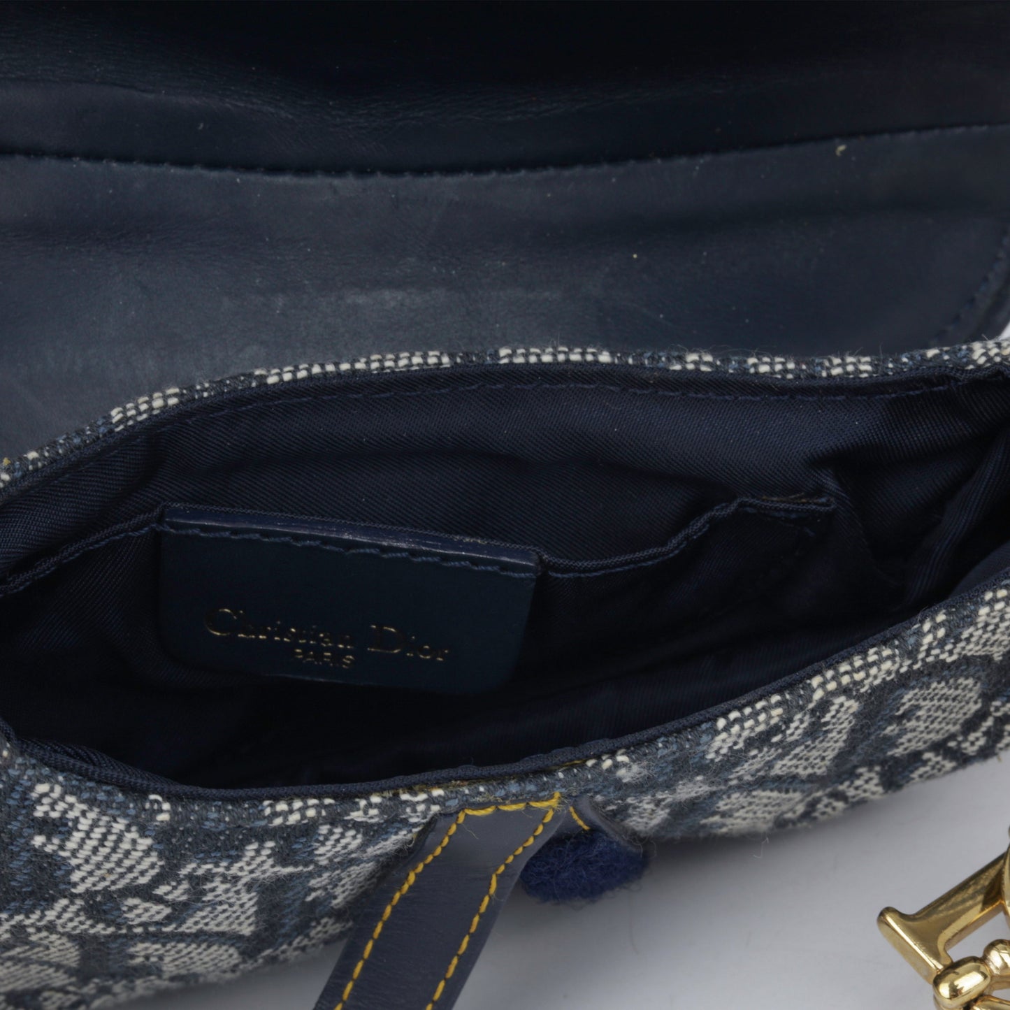 Christian Dior 1990s Micro Trotter Saddle pouch