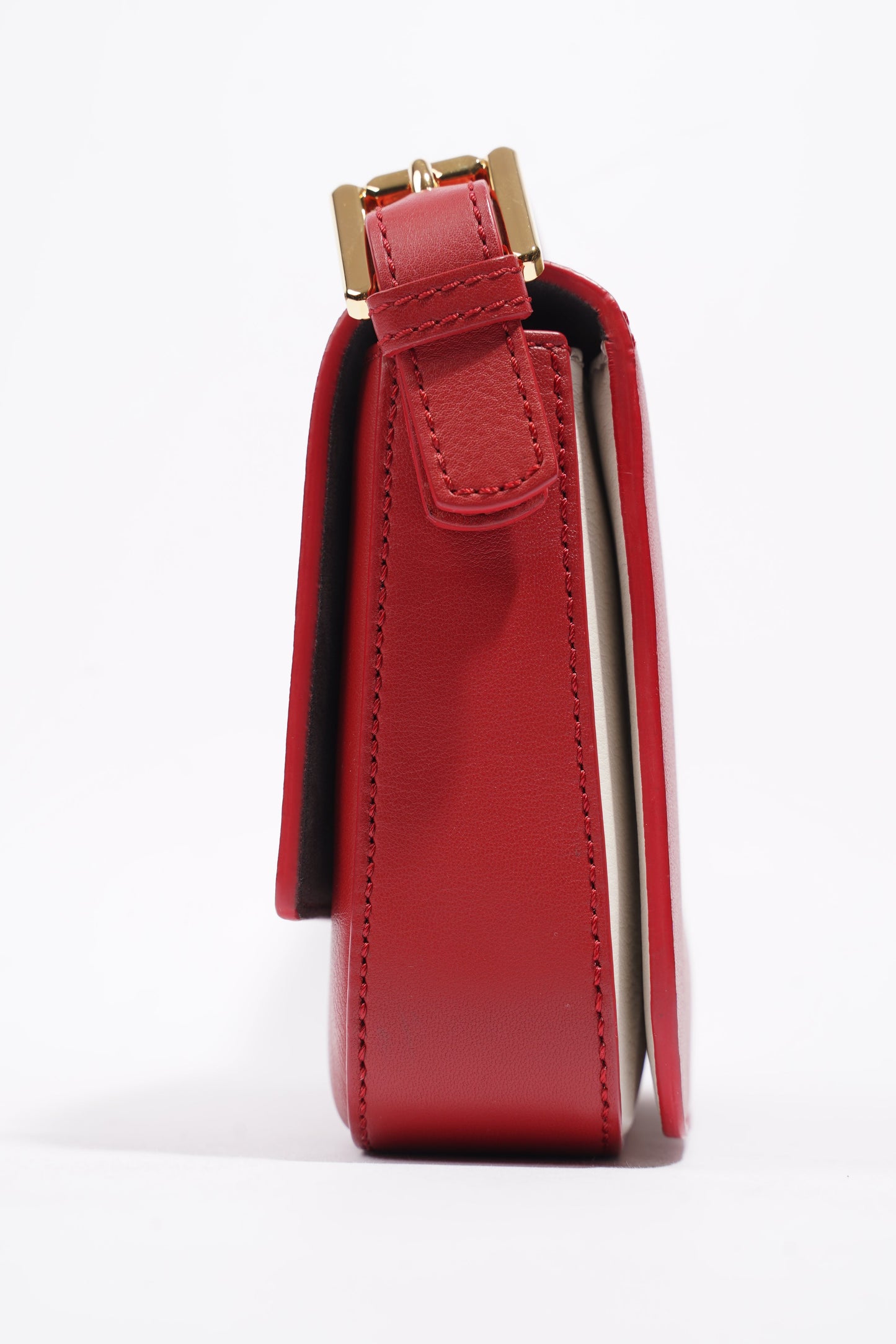 Fendi Baguette Bag Red Leather