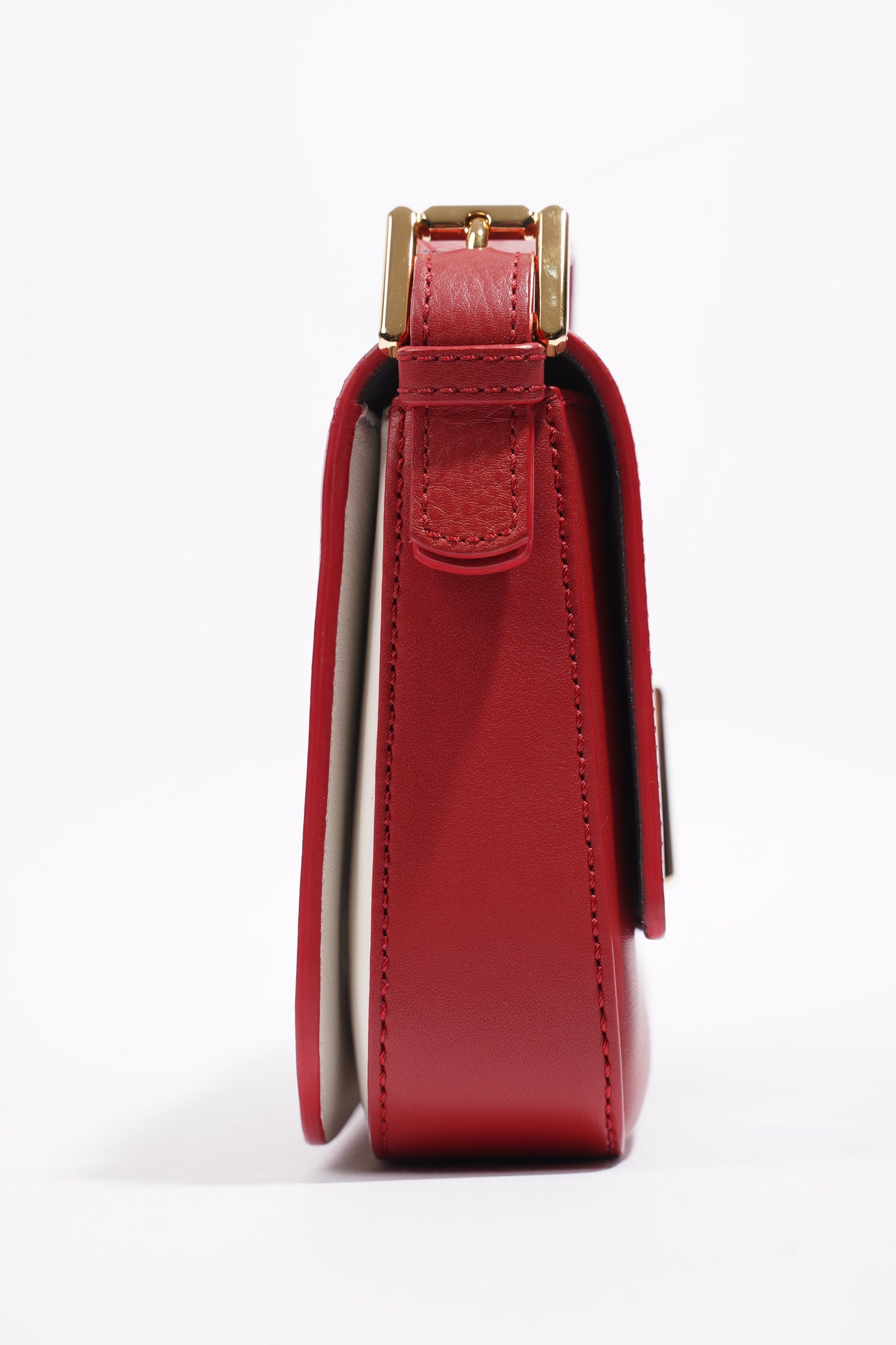Fendi Baguette Bag Red Leather