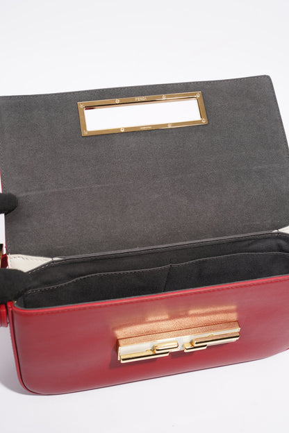 Fendi Baguette Bag Red Leather