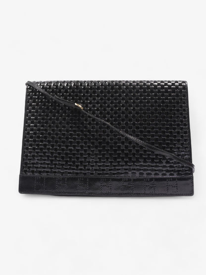Fendi Clutch With Strap Black Leather