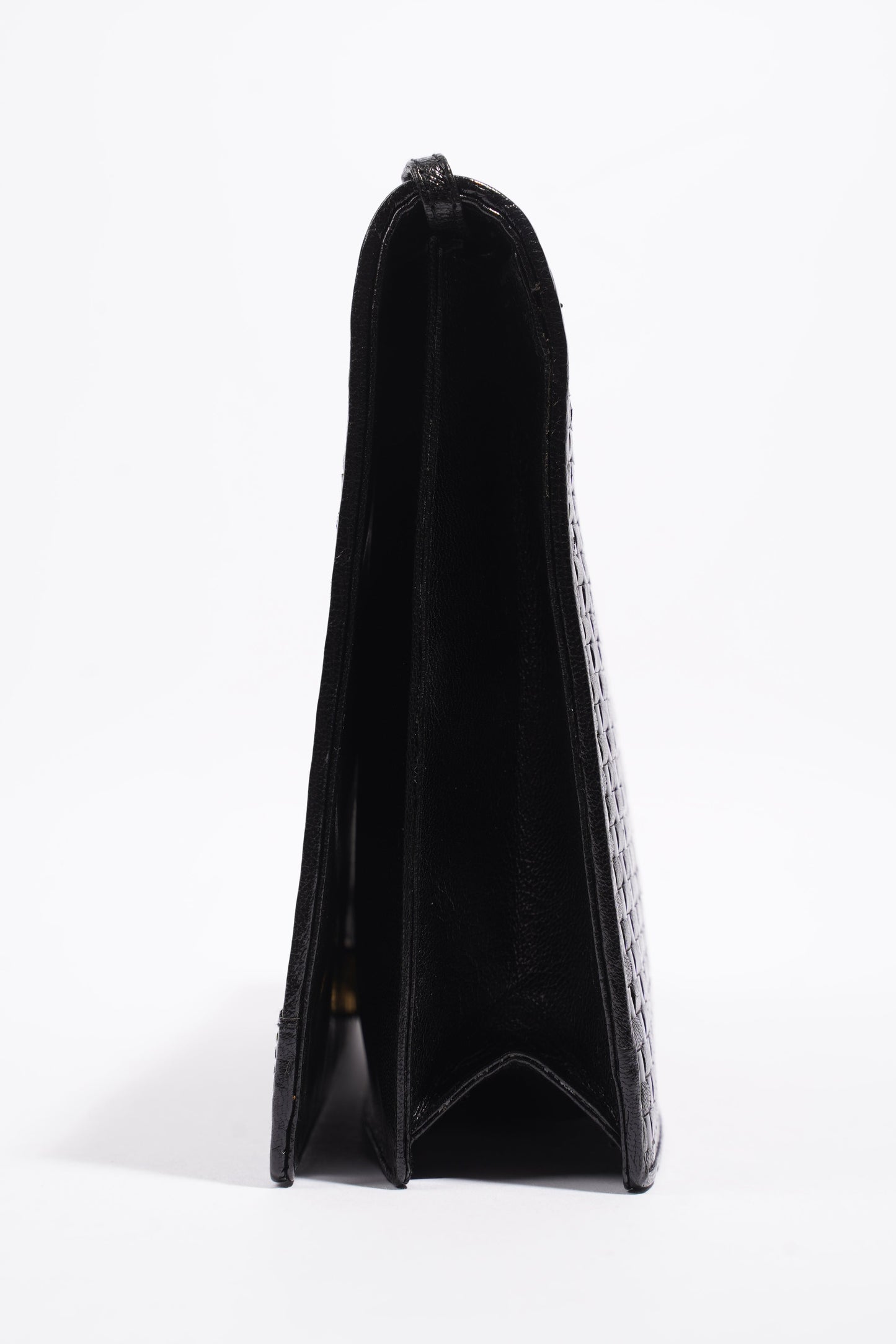 Fendi Clutch With Strap Black Leather