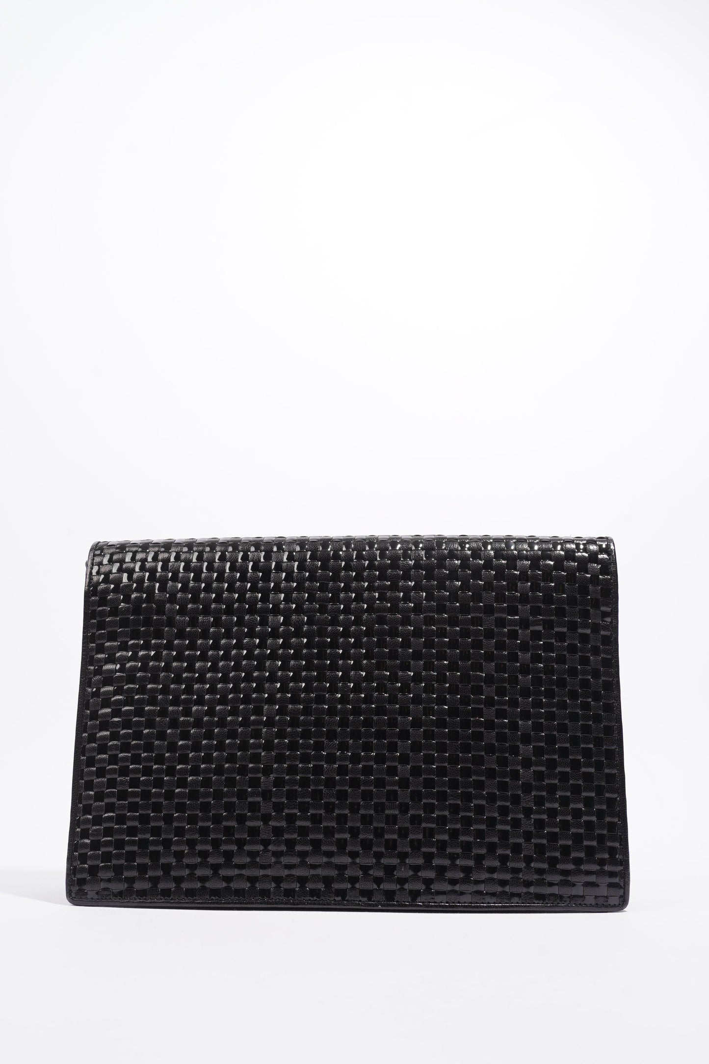 Fendi Clutch With Strap Black Leather