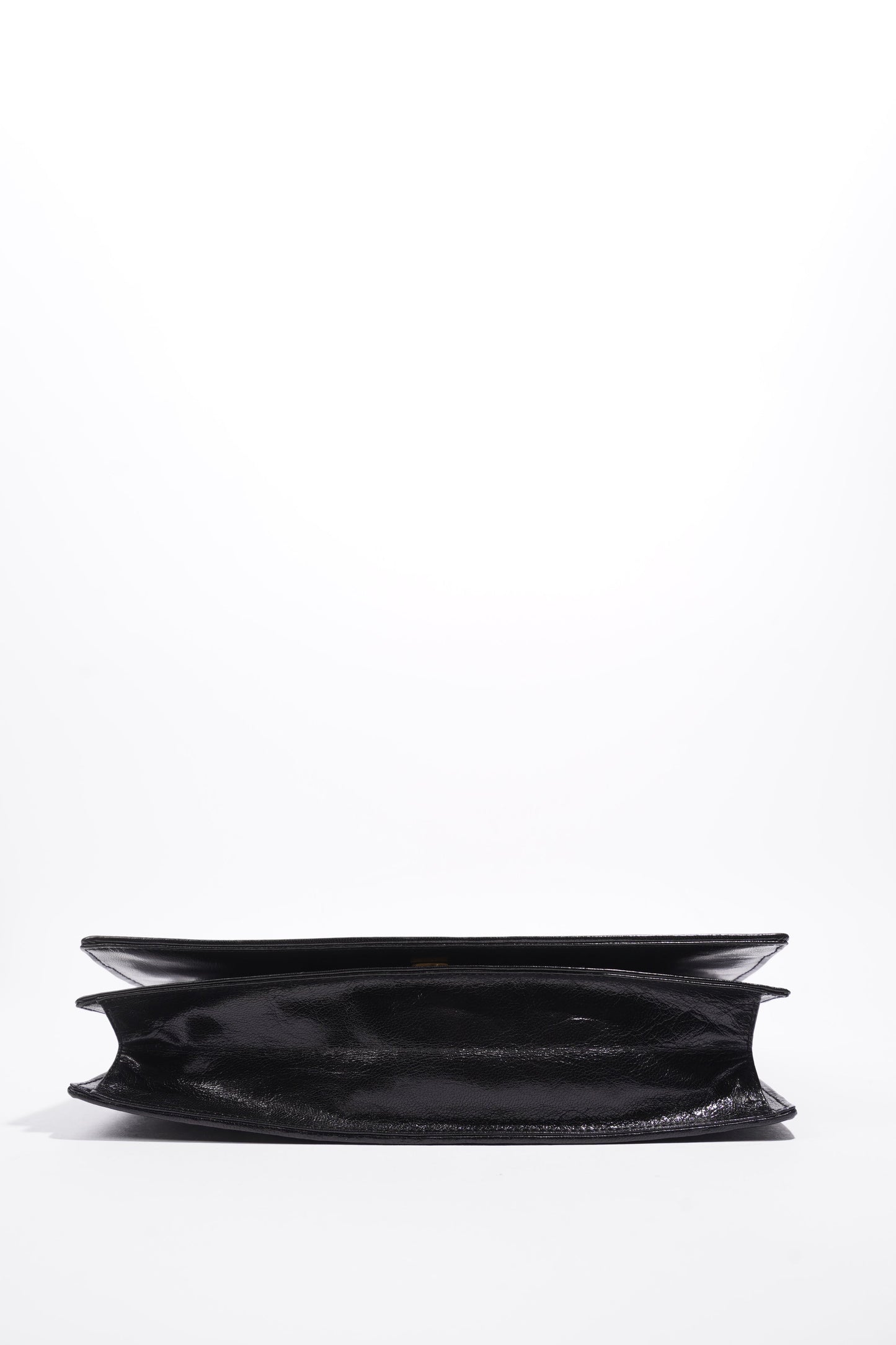 Fendi Clutch With Strap Black Leather