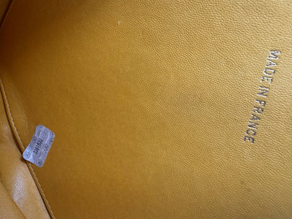 Chanel 1995 Vintage Barbie Yellow Heart Vanity Bag