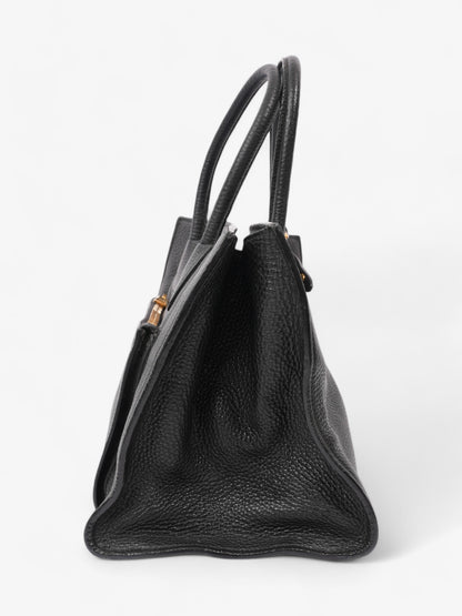 Prada Twin Pocket Two Way Bag Black Leather