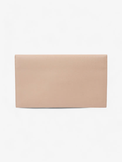 Saint Laurent Uptown Clutch Dark Beige Grained Leather