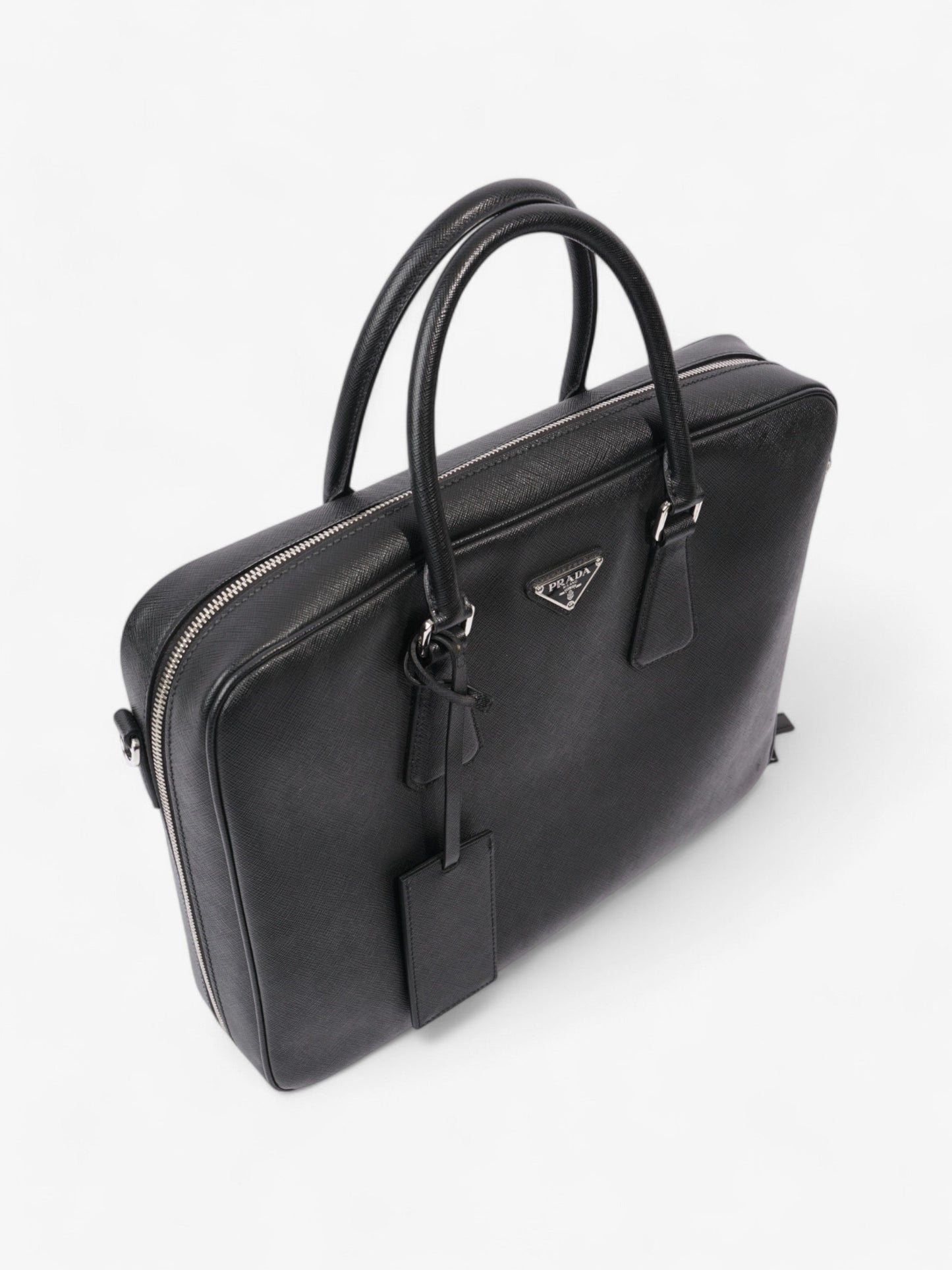 Prada Briefcase Black Saffiano Leather