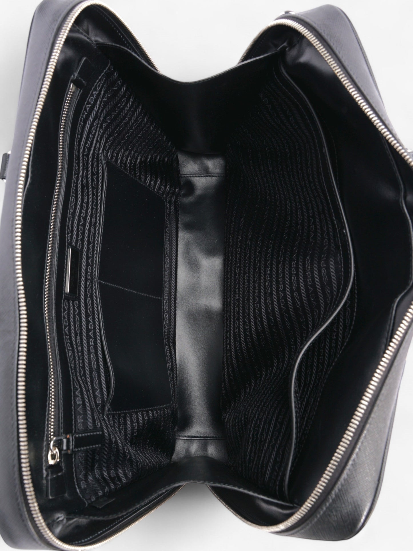 Prada Briefcase Black Saffiano Leather