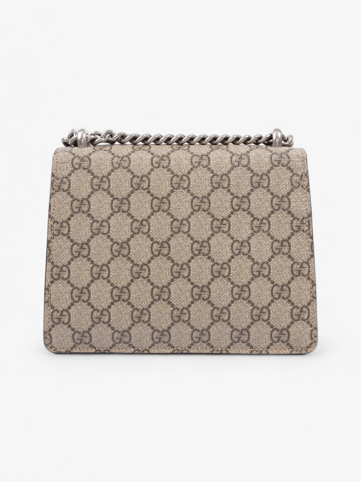 Gucci Dionysus Mini Beige And Ebony GG Supreme Coated Canvas