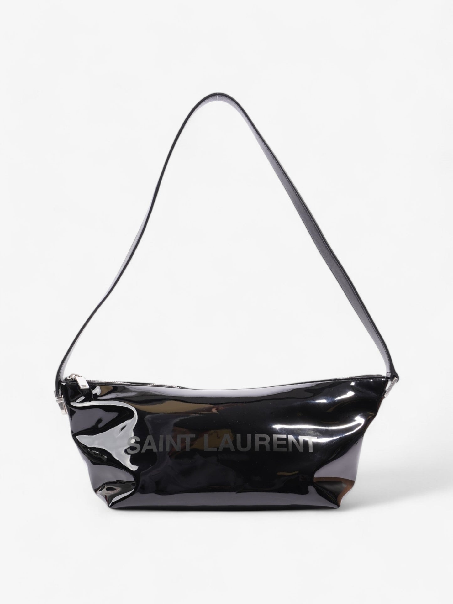 Saint Laurent Tuc Body Bag Black Patent Leather
