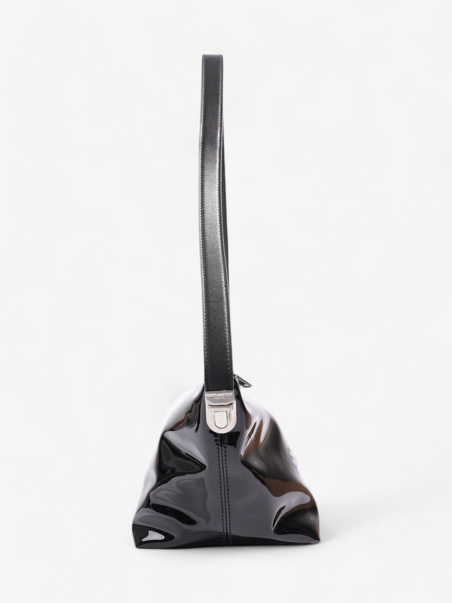 Saint Laurent Tuc Body Bag Black Patent Leather