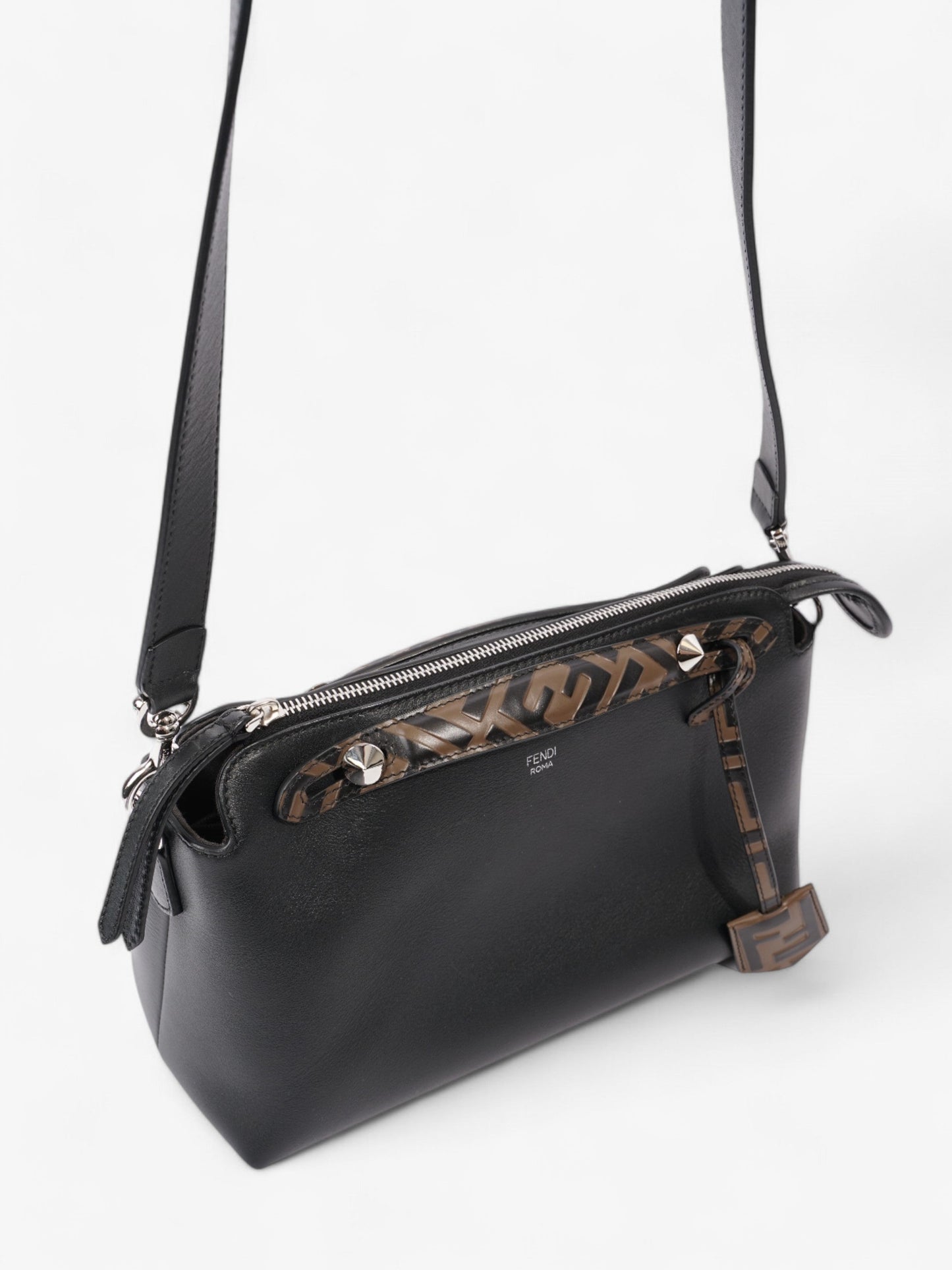 Fendi By The Way Black Leather Medium