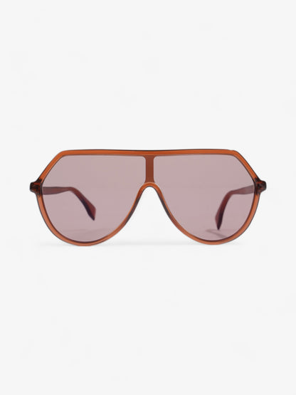 Fendi Fendi Roma Amor Sunglasses Brown Acetate 140mm