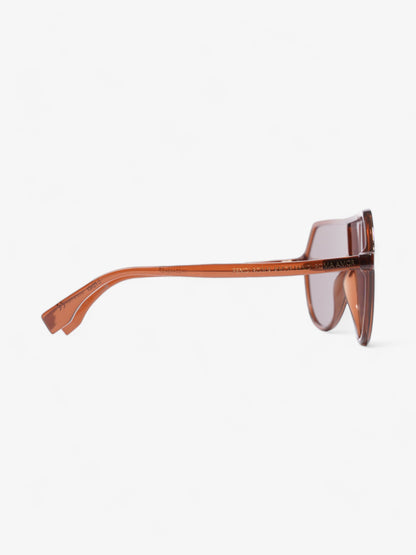 Fendi Fendi Roma Amor Sunglasses Brown Acetate 140mm