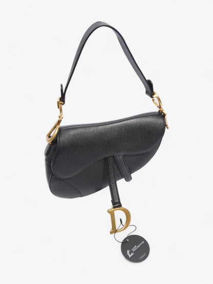 Christian Dior Saddle Bag Black Calfskin Leather