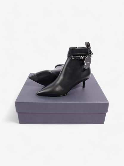 Louis Vuitton Call Back Ankle Boot 50 Black / Brown Monogram Leather EU 36 UK 3