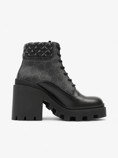 Gucci Trip GG Boots 90 Black / Black Monogram Leather EU 37 UK 4
