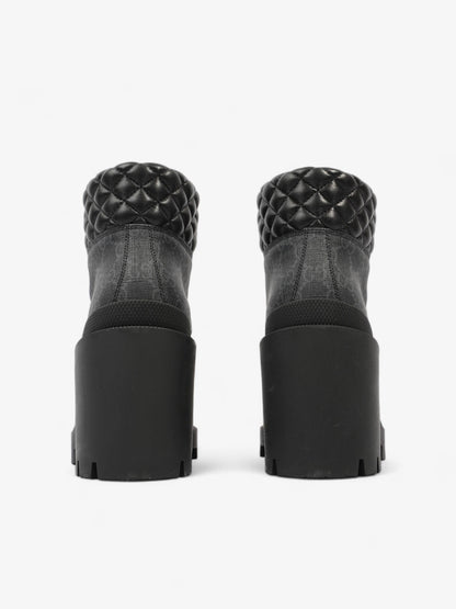 Gucci Trip GG Boots 90 Black / Black Monogram Leather EU 37 UK 4