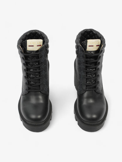 Gucci Trip GG Boots 90 Black / Black Monogram Leather EU 37 UK 4