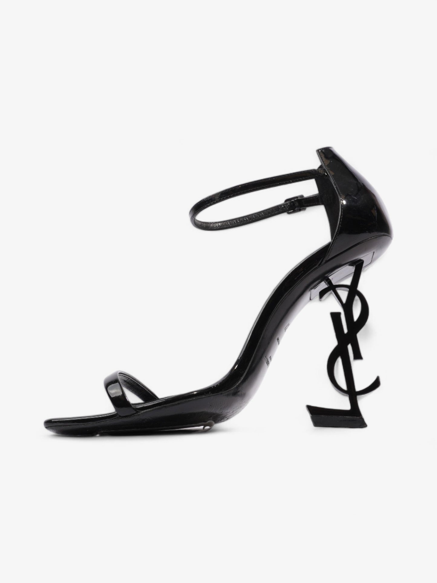 Saint Laurent Opyum Heels 110 Black Patent Leather EU 37 UK 4