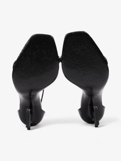 Saint Laurent Opyum Heels 110 Black Patent Leather EU 37 UK 4