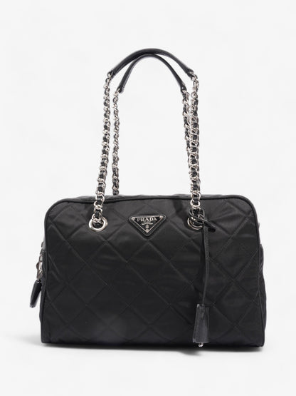 Prada Quilted Tessuto Impuntu Black Nylon