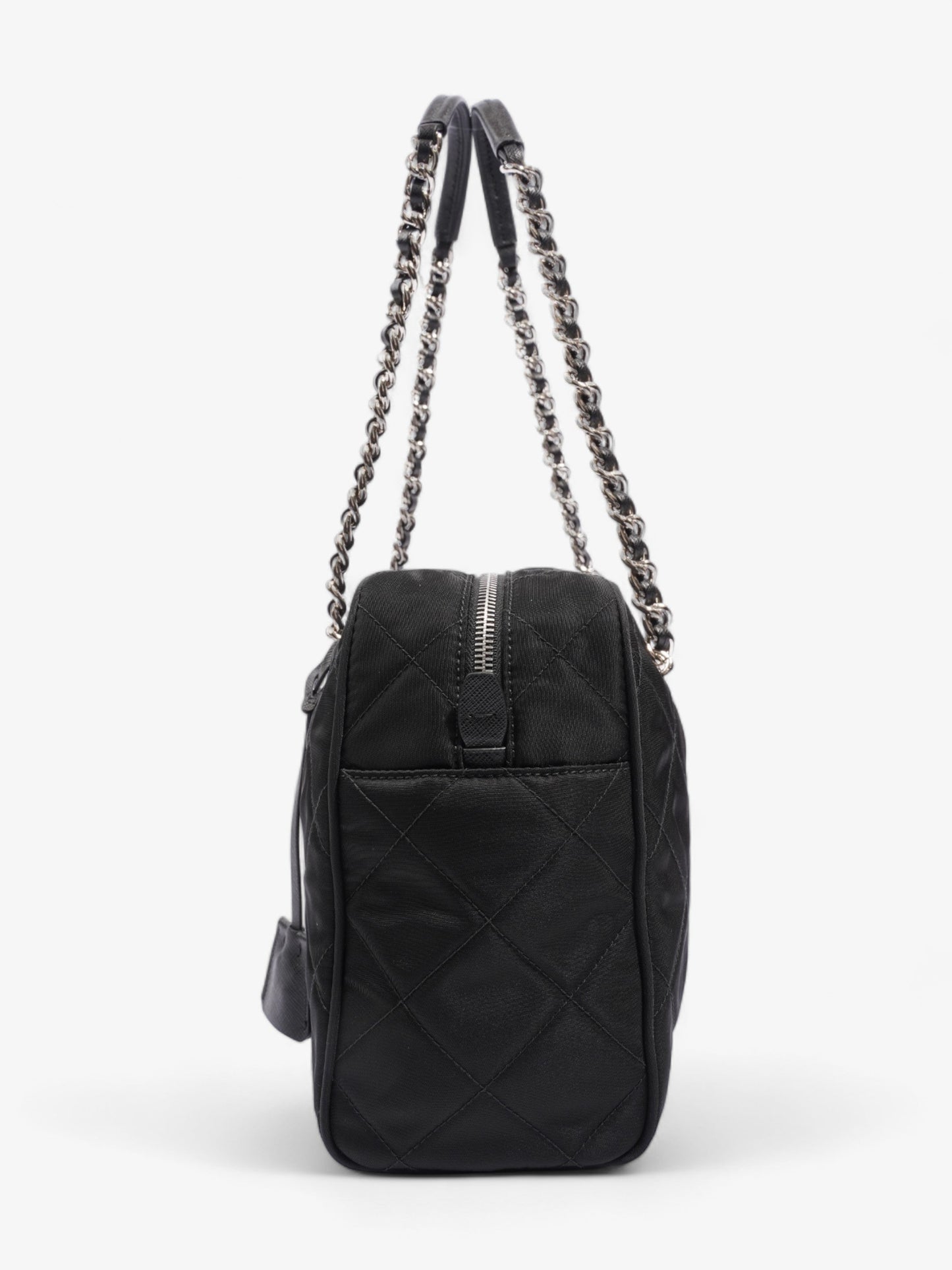 Prada Quilted Tessuto Impuntu Black Nylon