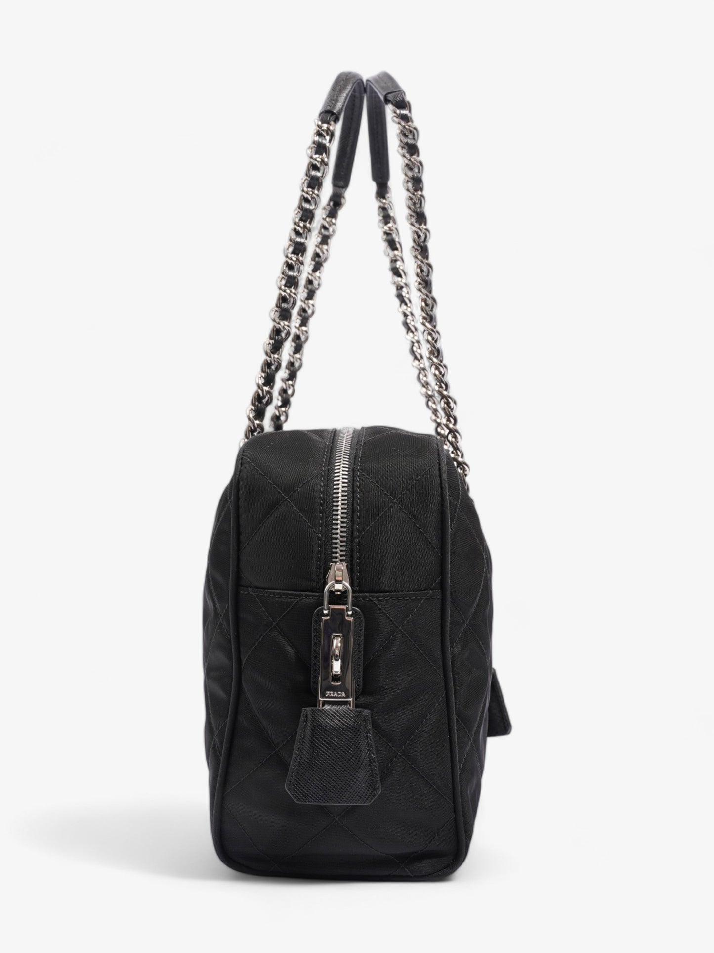 Prada Quilted Tessuto Impuntu Black Nylon