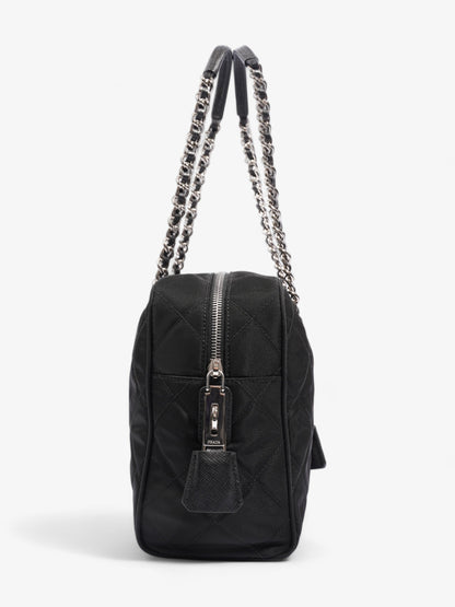 Prada Quilted Tessuto Impuntu Black Nylon