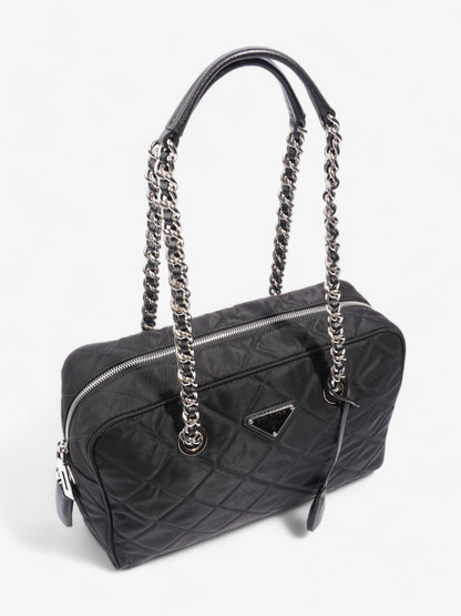 Prada Quilted Tessuto Impuntu Black Nylon